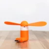 Mini ventilateur pour téléphone portable – Rafraîchissement instantané partout, idéal été et voyages