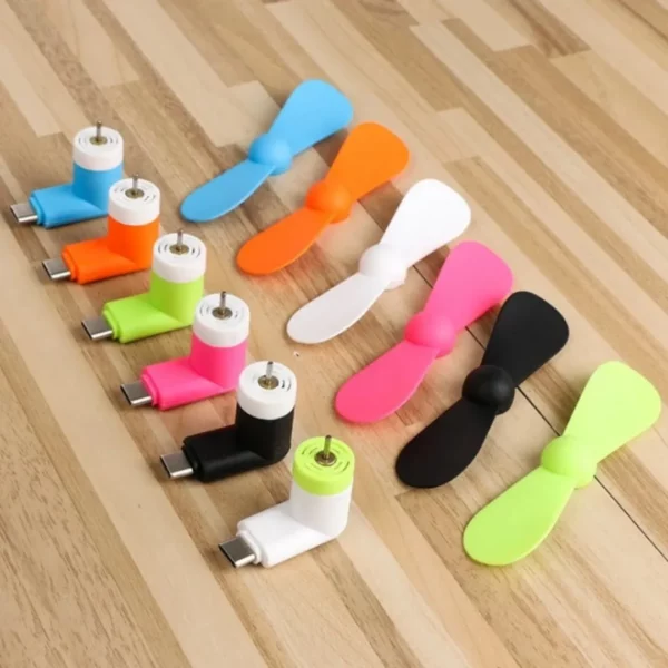 Mini ventilateur pour téléphone portable – Rafraîchissement instantané partout, idéal été et voyages – Image 6