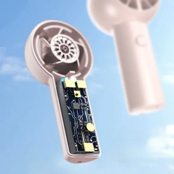 Mini ventilateur usb rechargeable plage – rafraîchissement portable instantané pour l’été, idéal voyage et extérieur – Image 3