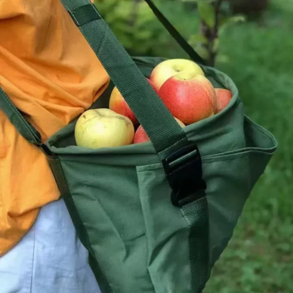 Panier récolte légumes pliable en tissu – léger, lavable et compact pour jardinage facile et sans effort – Image 5