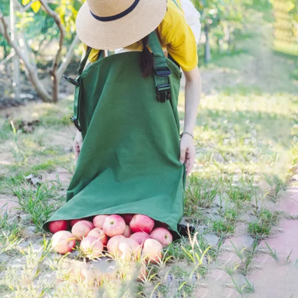 Panier récolte légumes pliable en tissu – léger, lavable et compact pour jardinage facile et sans effort – Image 4