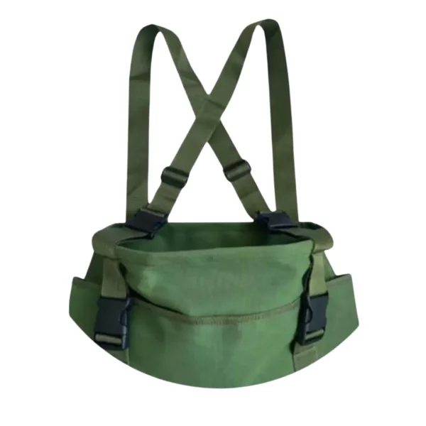 Panier récolte légumes pliable en tissu – léger, lavable et compact pour jardinage facile et sans effort