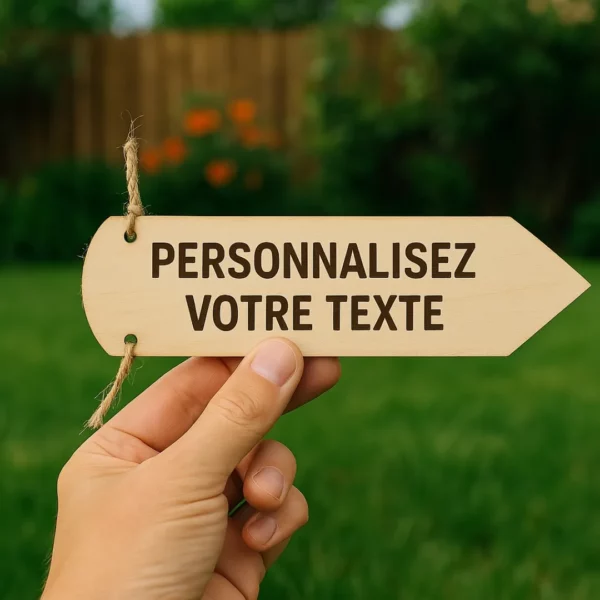 Panneau direction fête personnalisable extérieur – Image 5