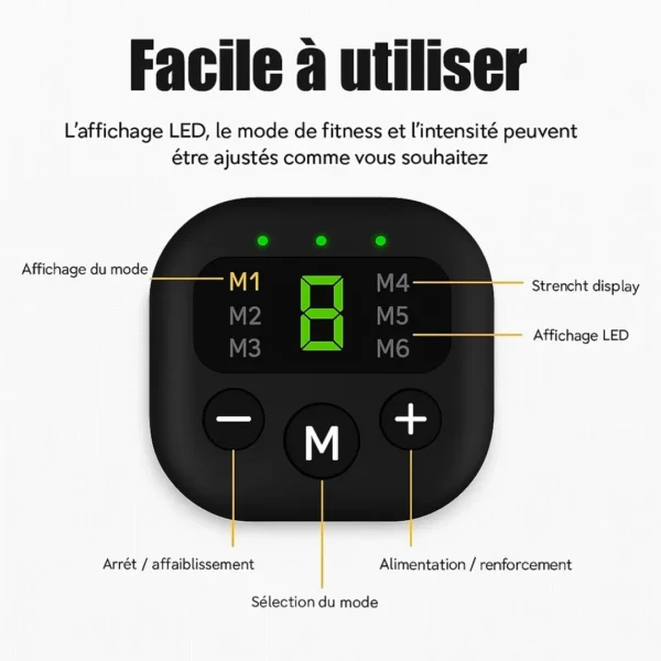 Pantalon de Massage de Stimulation musculaire EMS – Image 4