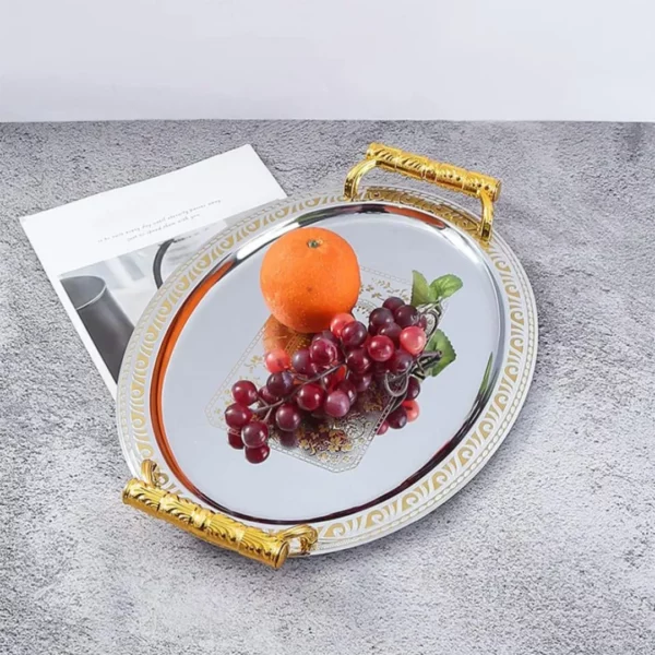 Plat de service incassable pour jardin – Image 3