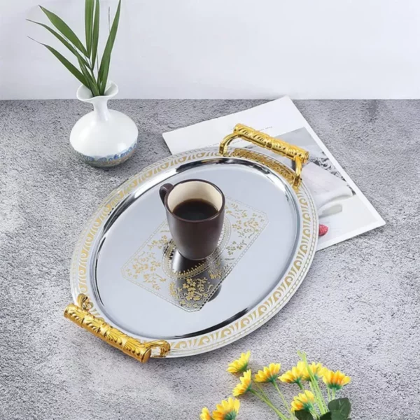 Plat de service incassable pour jardin – Image 4