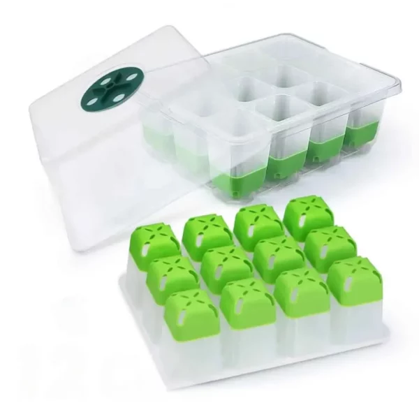 Plateau semis alvéolé avec couvercle transparent – Germination rapide et protégée – Idéal jardinage facile et réussi – Image 7