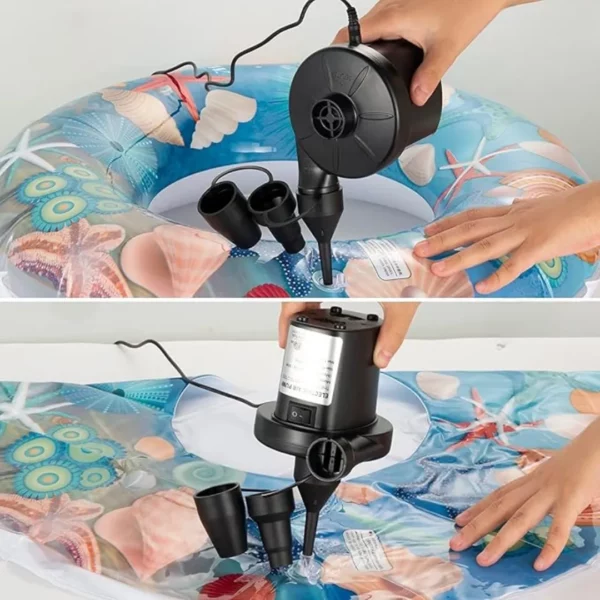 Pompe à air pour bouée plage – Gonflage rapide et facile sans effort – Idéale pour vacances et baignades – Image 5