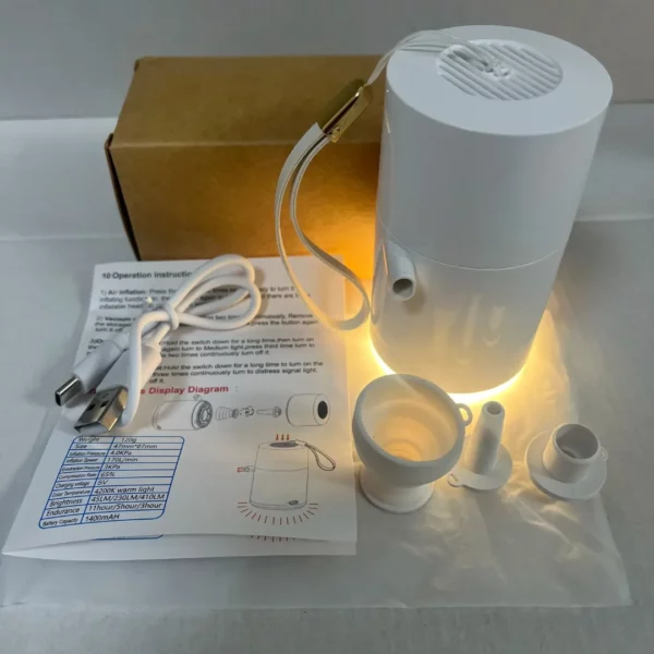 Pompe électrique pour matelas de plage – Gonflage rapide et sans effort – Parfaite pour vos vacances – Image 5