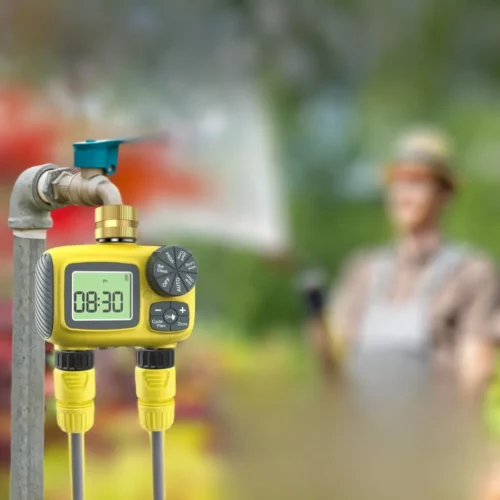 Programmateur d’arrosage digital à pile – Économisez l'eau et gagnez du temps – Jardinage facile sans effort
