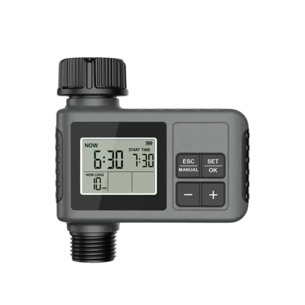 Programmateur d’arrosage digital à pile – Économisez l'eau et gagnez du temps – Jardinage facile sans effort – Image 5