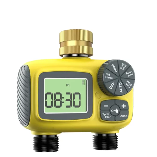 Programmateur d’arrosage digital à pile – Économisez l'eau et gagnez du temps – Jardinage facile sans effort – Image 6