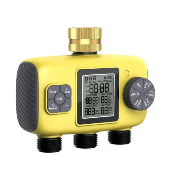 Programmateur d’arrosage digital à pile – Économisez l'eau et gagnez du temps – Jardinage facile sans effort – Image 8