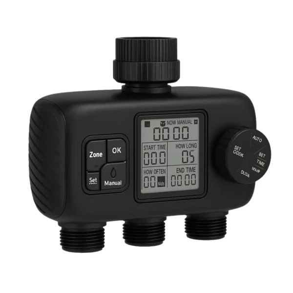 Programmateur d’arrosage digital à pile – Économisez l'eau et gagnez du temps – Jardinage facile sans effort – Image 9