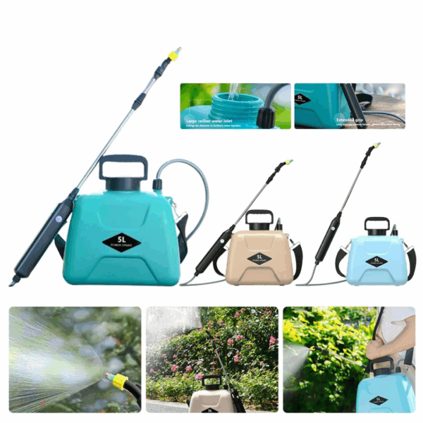 Pulvérisateur électrique portable pour terrasse – Nettoyage facile haute pression sans effort – Idéal dallage, mobilier, extérieur – Image 4