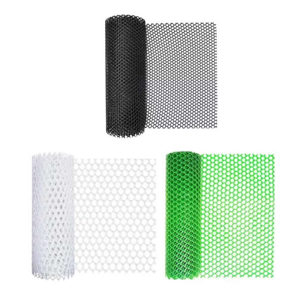 Rouleau de grillage plastique pour jardin potager – Protège vos cultures des animaux et délimite facilement vos espaces