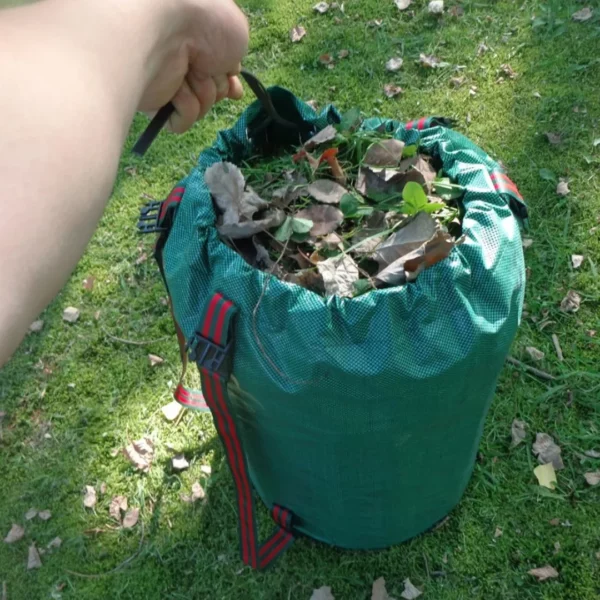 Sac à déchets verts avec poignées renforcées – Ultra résistant, grande contenance pour jardin propre sans effort – Image 4