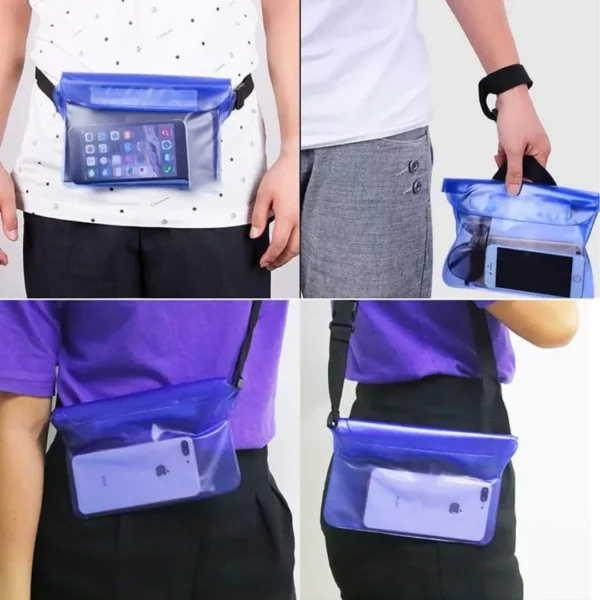 Sac bandoulière étanche – Idéal pour les aventures en plein air, gardez vos affaires au sec avec style – Image 4