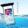 Sac étanche téléphone pour la plage – Protège de l'eau et du sable – Utilisable écran tactile – Idéal vacances et baignade
