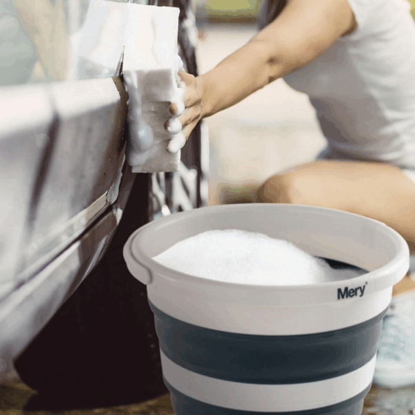 Seau pliable jardinage pour arrosage mobile – Gain de place, ultra léger et facile à transporter – Image 4