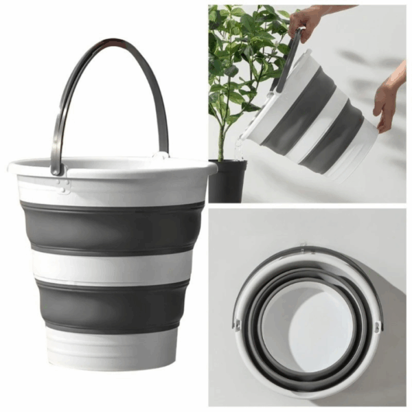 Seau pliable jardinage pour arrosage mobile – Gain de place, ultra léger et facile à transporter – Image 5
