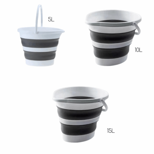 Seau pliable jardinage pour arrosage mobile – Gain de place, ultra léger et facile à transporter – Image 6
