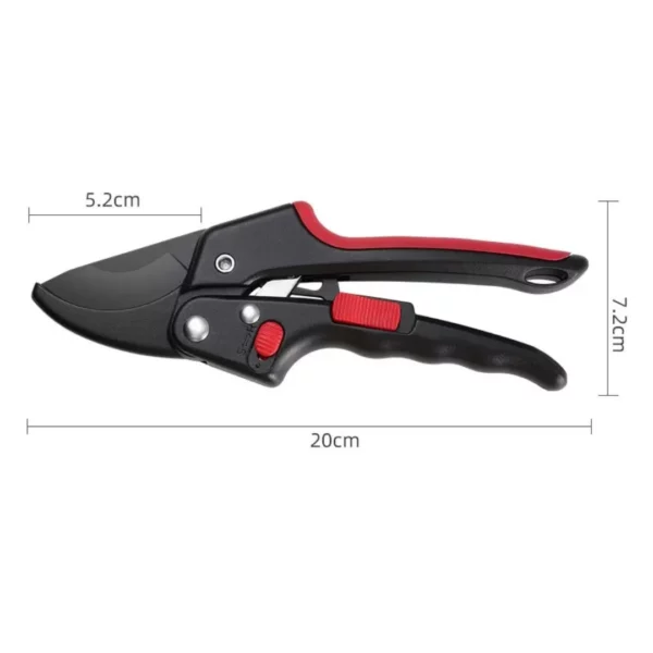 Sécateur à cliquet poignée ergonomique aluminium – Coupe sans effort des branches épaisses – Confort et précision jardinage – Image 6