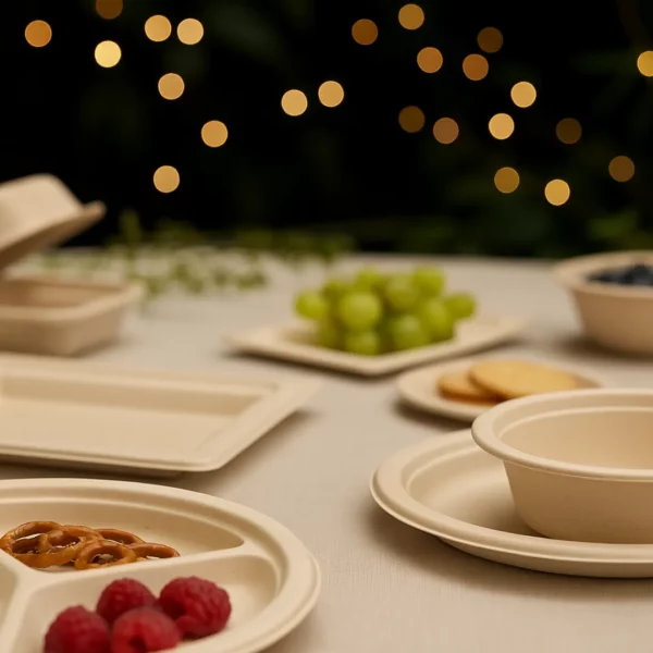 Set vaisselle compostable pour pique-nique – Image 2
