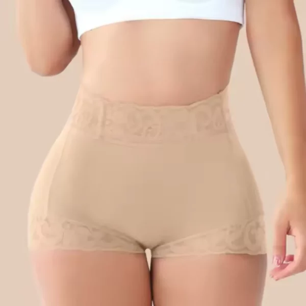 Shorty gainant invisible sous robe moulante – Effet ventre plat instantané, silhouette lissée et discrétion garantie – Image 3