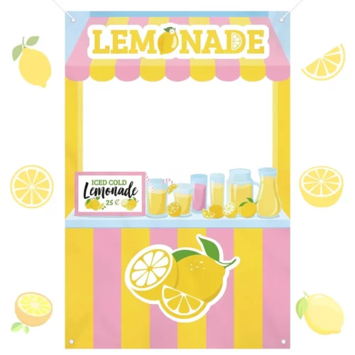 Stand limonade pliable pour fête jardin
