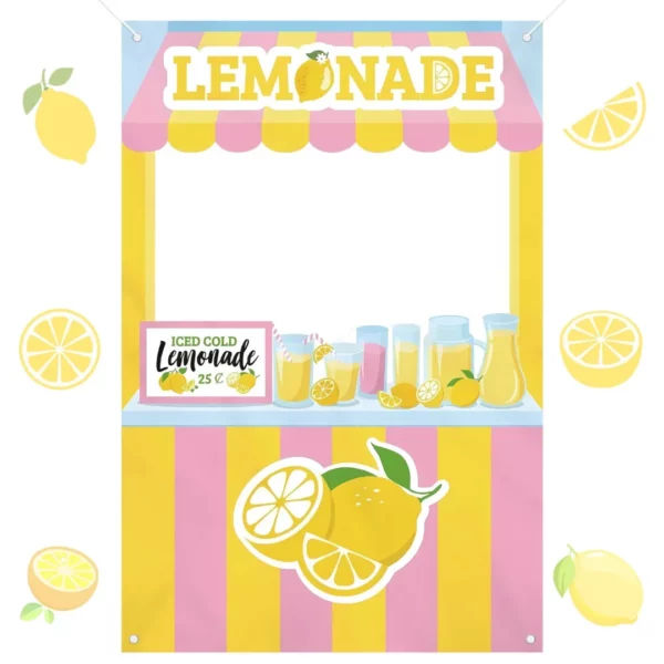 Stand limonade pliable pour fête jardin