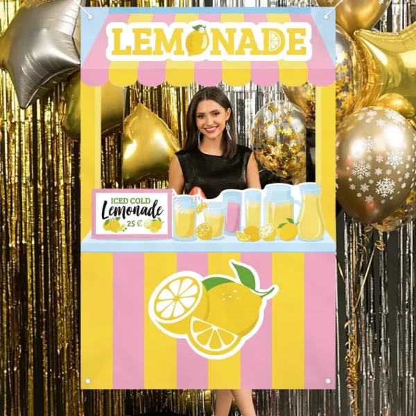 Stand limonade pliable pour fête jardin – Image 3