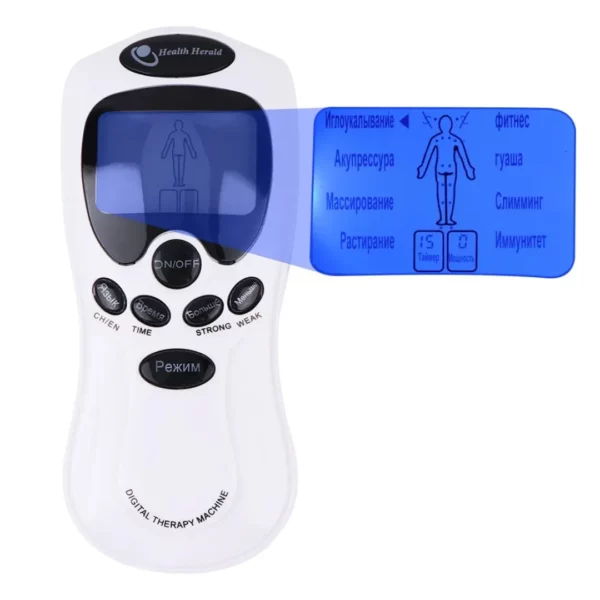 Stimulateur musculaire électrique Tens à 8 modes – Image 3
