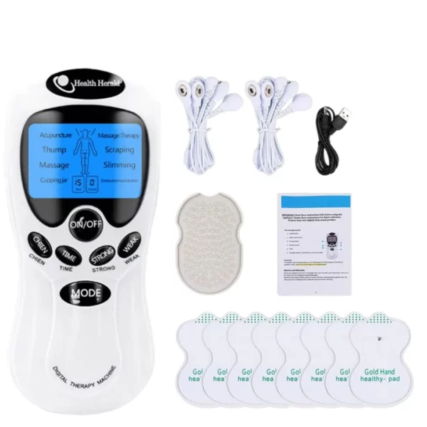Stimulateur musculaire électrique Tens à 8 modes – Image 8
