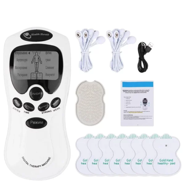 Stimulateur musculaire électrique Tens à 8 modes – Image 7