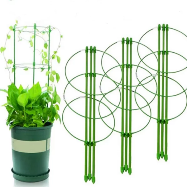 Support plantes grimpantes plastique vert modulable – Croissance optimale et décoration naturelle facile à installer – Image 2