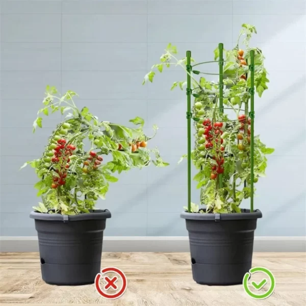 Support plantes grimpantes plastique vert modulable – Croissance optimale et décoration naturelle facile à installer – Image 3