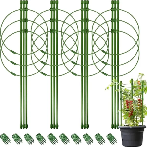 Support plantes grimpantes plastique vert modulable – Croissance optimale et décoration naturelle facile à installer – Image 5