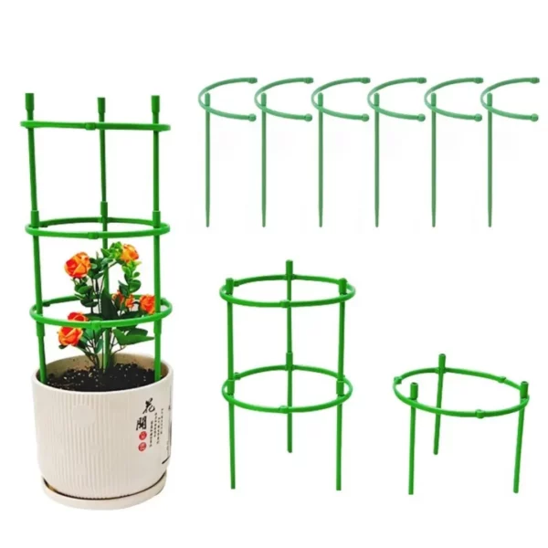Support vertical pour pot de fleurs plastique – Gagnez de l’espace et créez un mur végétal tendance balcon ou intérieur – Image 5