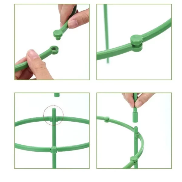 Support vertical pour pot de fleurs plastique – Gagnez de l’espace et créez un mur végétal tendance balcon ou intérieur – Image 6