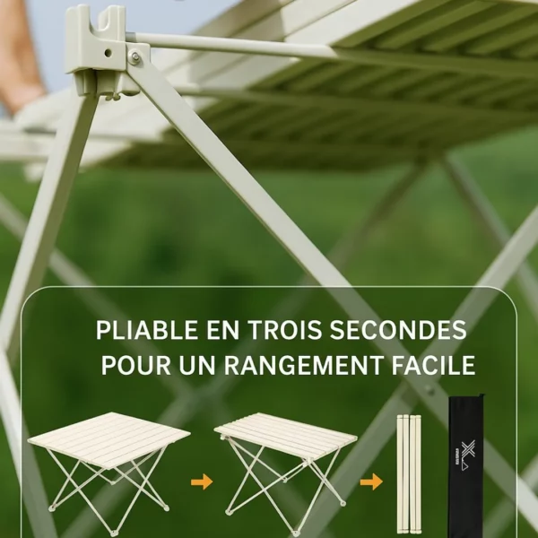 Table pliante légère pour buffet extérieur – Image 6