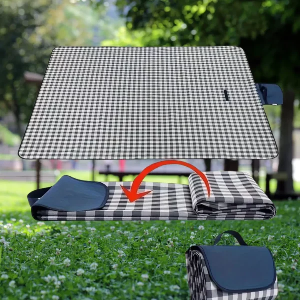 Tapis pique-nique imperméable grande taille – Confort XXL pour sorties en famille, résiste à l'humidité et facile à nettoyer – Image 4