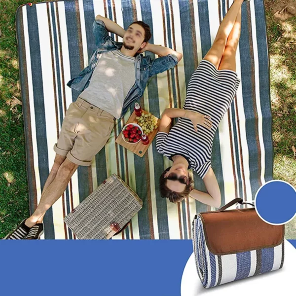 Tapis pique nique imperméable plage – Image 3