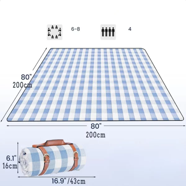 Tapis pique nique imperméable plage – Image 6