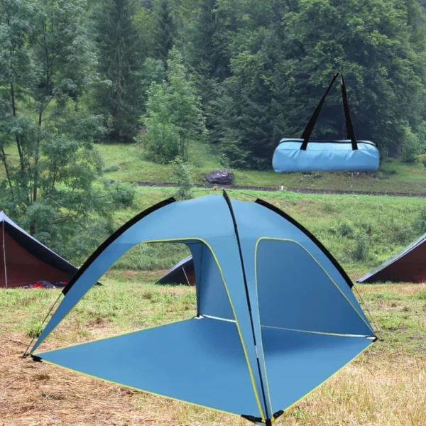 Tente de plage pop up ventilée – Protection UV 50+, installation instantanée, idéale pour famille et enfants – Image 8