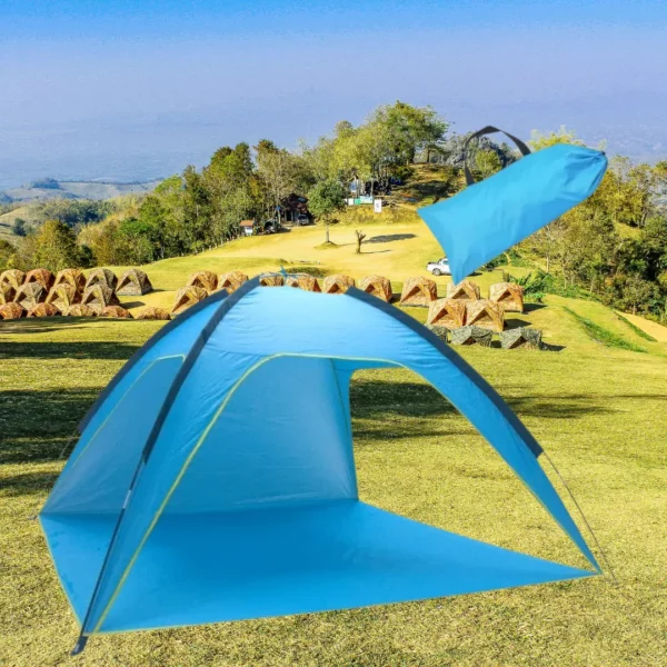 Tente de plage pop up ventilée – Protection UV 50+, installation instantanée, idéale pour famille et enfants – Image 7