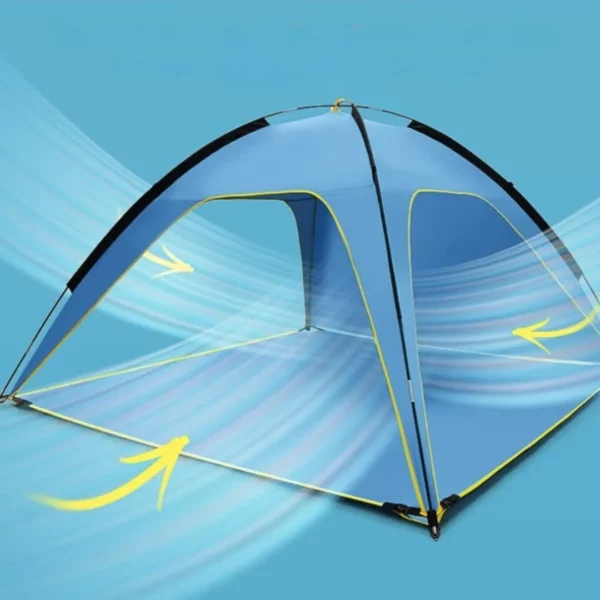 Tente de plage pop up ventilée – Protection UV 50+, installation instantanée, idéale pour famille et enfants – Image 2