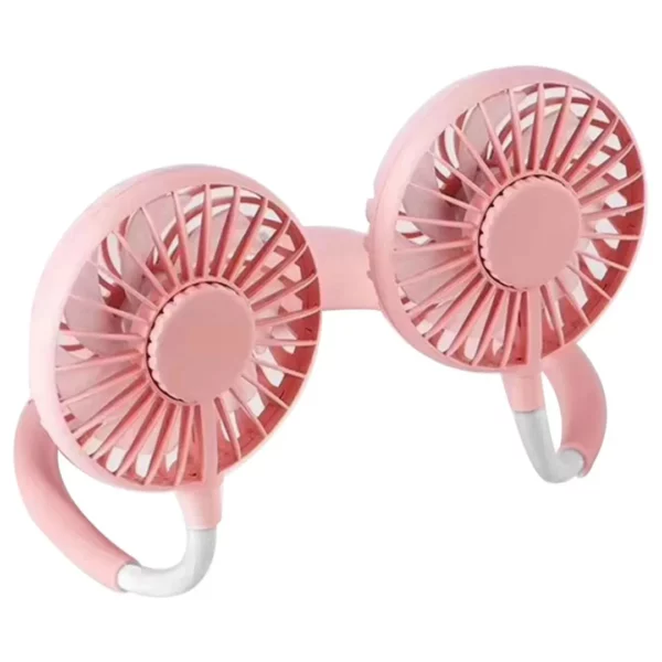 Ventilateur de cou usb pour plage – Fraîcheur portable mains libres idéale par forte chaleur – Rechargeable et léger – Image 8