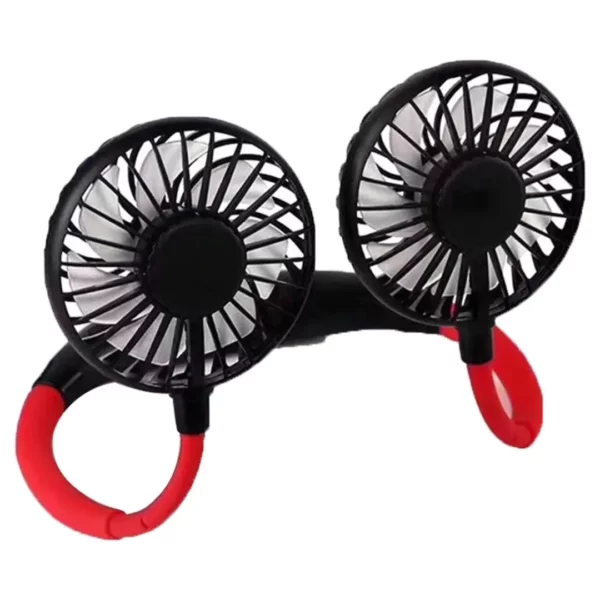 Ventilateur de cou usb pour plage – Fraîcheur portable mains libres idéale par forte chaleur – Rechargeable et léger – Image 9