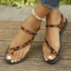 Sandales ouvertes confort marche femme